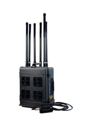 качество  High Power Draw Bar Box Jammer With 6 Channels And 600W High Power Blocks UAV Signals Up To 3000Meters. завод