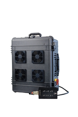 High Power Draw Bar Box Jammer With 6 Channels And 600W High Power Blocks UAV Signals Up To 3000Meters.