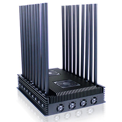 18 Antennas Signal Jammer for 2G, 3G, 4G, 5G, GPS, Wi-Fi (including Wi-Fi 6E), and RF Signals With 6-10W per Band and 6-7dBi Omni-Directional Antennas.
