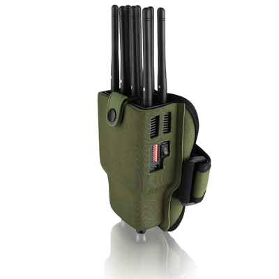 Plastic 8 Antennas Portable 2G 3G 4G 5G WIFI Signal Jammer With Nylon Case
