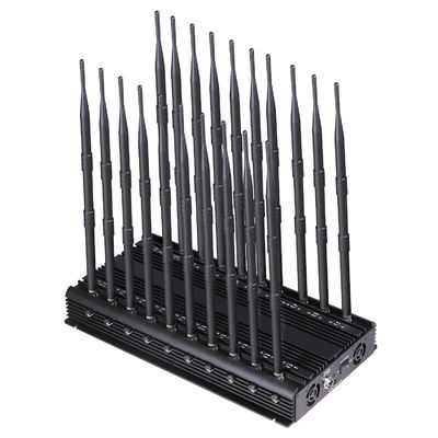 Multifunctional 20 antennas 5G mobile phone(Including 3.5G, 3.7G), GPS, 2.4G, 5.2G, 5.8G, WIFI6E, RF etc,.Signals jammer With Remote Control.