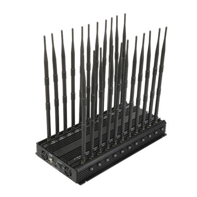 Multifunctional 22 Antennas Full-Band Wireless Signal Jammer With Remote Control. Blocks 5.2G, 5.8G, Wi-Fi 6E, Lora, etc. Signals, and Has a 70m Jamming Radius