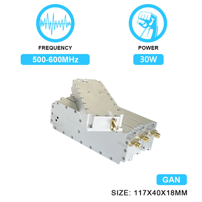30W 500-600MHz Anti Fpv Drone System Uav Jamming Device RF Power Amplifier Module Anti-Drone Module With  GAN And Isolation Protector
