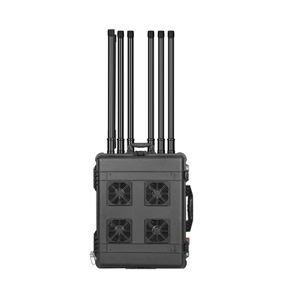 High Power Draw Bar Box 8 Channels Drone Signal Jammer With  800W High Power And Up To 3000 Meters Shilding Distance  blocks Drone/UAV Signals