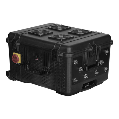 High Power Draw Bar Box 8 Channels Drone Signal Jammer With  800W High Power And Up To 3000 Meters Shilding Distance  blocks Drone/UAV Signals