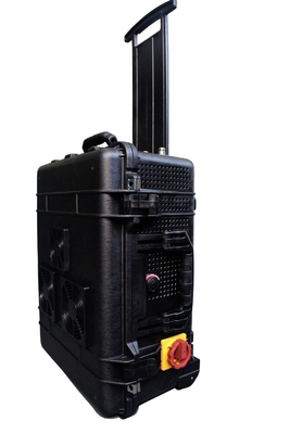 Portable 8 bands Mobile phone signals jammer with 240W high power and up to 500Meters shilding distance