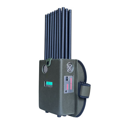 New design 24 antennans portable signal jammer blocking WIFI 6E and mobile phone 2G, 3G, 4G, 5G, GPS, WIFI,  UHF, VHF, RF,LOJACK signals With new longer 2.5dbi gain omni antennas