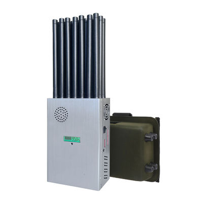New design 21 antennans portable signal jammer blocking WIFI 6E and mobile phone 2G, 3G, 4G, 5G and GPS, WIFI,  UHF, VHF, RF,LOJACK signals with new longer 2.5dbi gain omni antennas