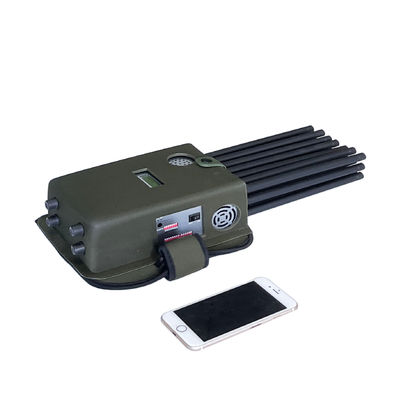 New design 21 antennans portable signal jammer blocking WIFI 6E and mobile phone 2G, 3G, 4G, 5G and GPS, WIFI,  UHF, VHF, RF,LOJACK signals with new longer 2.5dbi gain omni antennas