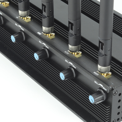 Adjustable 20 watt 6 Antennas High Power 2G 3G 4G(LTE+Wimax) Jammer