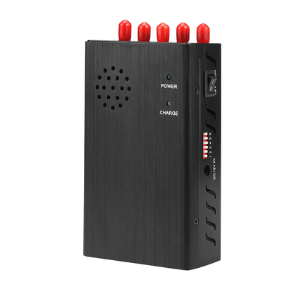 Portable 5 antennas cell phone  jammer